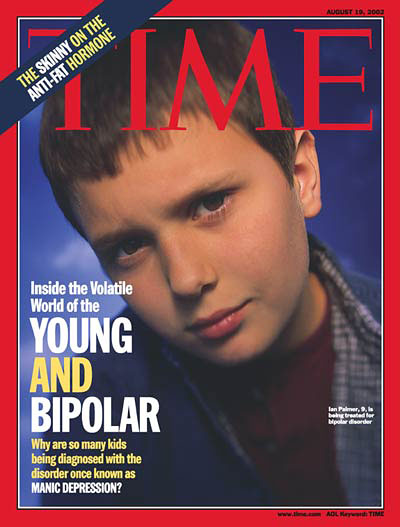 <b>...</b> mit dem Foto des neunjährigen als bipolar diagnostizierten <b>Ian Palmer</b> - Time-19-August-2002-Young-and-Bipolar